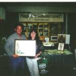 Chip and Shelley were so excited about the artwork on display, they took some home with them! Chip got to meet artist John Seerey-Lester a little later on.